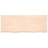 Encimera de baño madera maciza sin tratar 160x60x(2-4)