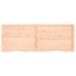 Encimera de baño madera maciza sin tratar 160x60x(2-4)