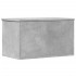 Caja de almacenaje madera ingeniería gris hormigón 60x35x35