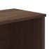 Estantería madera de ingeniería color marrón roble 80x31x169