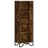 Estantería madera de ingeniería roble ahumado 50x31x137,5