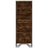 Estantería madera de ingeniería roble ahumado 50x31x137,5
