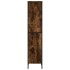 Estantería madera de ingeniería roble ahumado 50x31x137,5