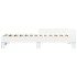 Estructura de cama madera de ingeniería blanca 75x190