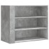 Mueble de pared madera ingeniería gris hormigón 75x35x60