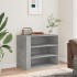 Mueble de pared madera ingeniería gris hormigón 75x35x60