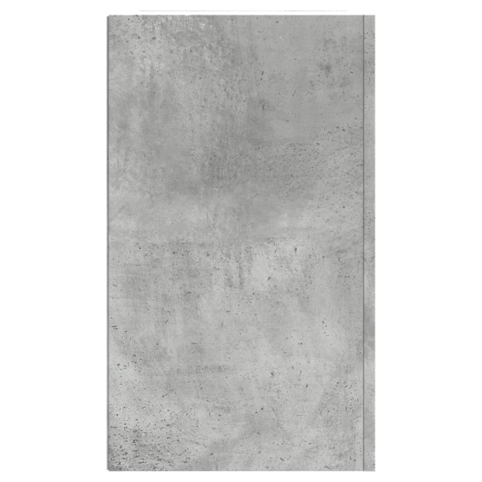 Mueble de pared madera ingeniería gris hormigón 75x35x60