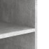Mueble de pared madera ingeniería gris hormigón 75x35x60
