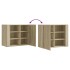 Armario de pared madera de ingeniería roble Sonoma 75x35x60