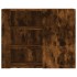 Armario de pared madera de ingeniería roble ahumado 75x35x60