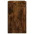 Armario de pared madera de ingeniería roble ahumado 75x35x60