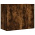 Armario de pared madera de ingeniería roble ahumado 75x35x60