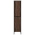 Estantería de madera de ingeniería marrón roble 50x31x137,5