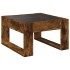 Mesa de centro con Infinity LED roble ahumado 50x53x30