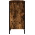 Zapatero de madera de ingeniería roble ahumado 80x38x78