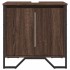 Armario lavabo baño madera ingeniería marrón roble 60x35x60