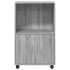 Armario con ruedas madera de ingeniería gris Sonoma 55x40x91
