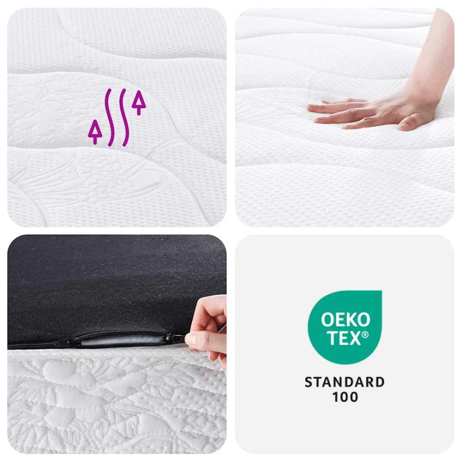 Colchón de muelles bonnell para niños firmeza media 80x160