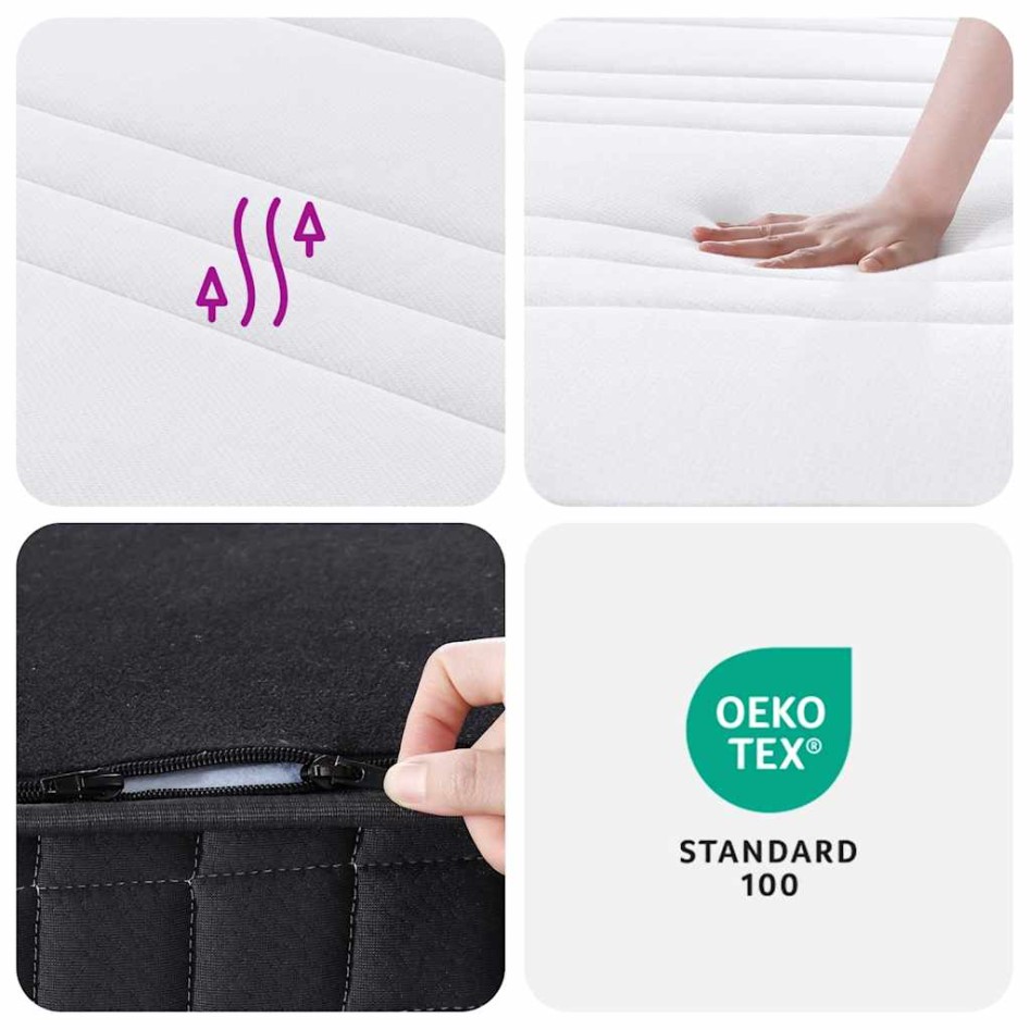 Colchón de muelles bonnell para niños firmeza media 80x160