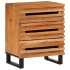 Mesita de noche madera maciza de acacia 50x34x62