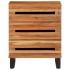Mesita de noche madera maciza de acacia 50x34x62