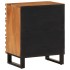 Mesita de noche madera maciza de acacia 50x34x62