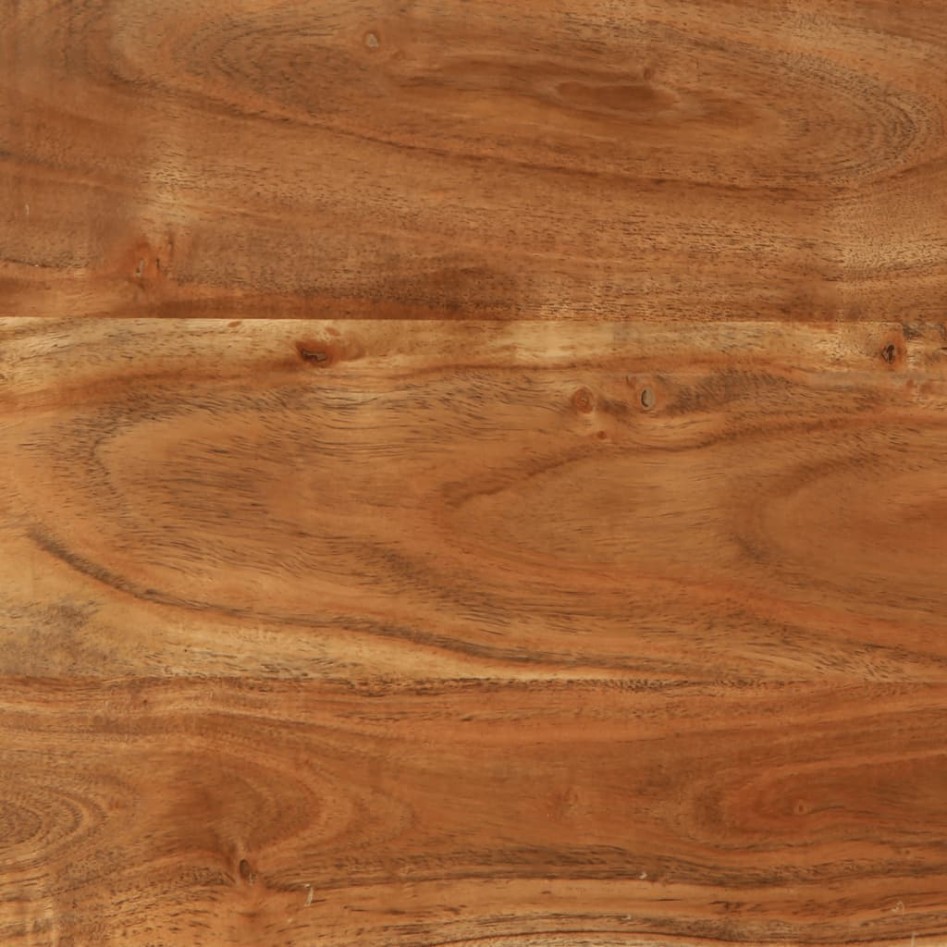 Mesita de noche madera maciza de acacia 50x34x62