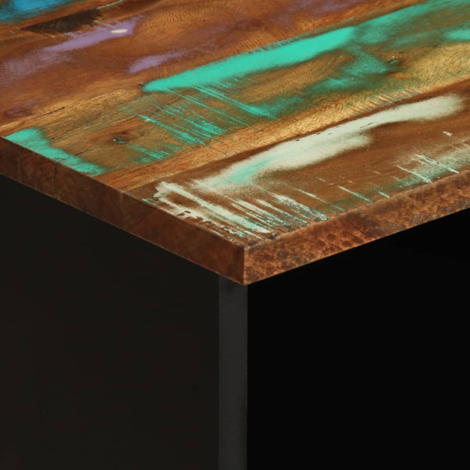 Mueble de TV madera maciza de acacia 100x34x46