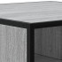 Mesa centro madera ingeniería y metal gris Sonoma 100x100x30
