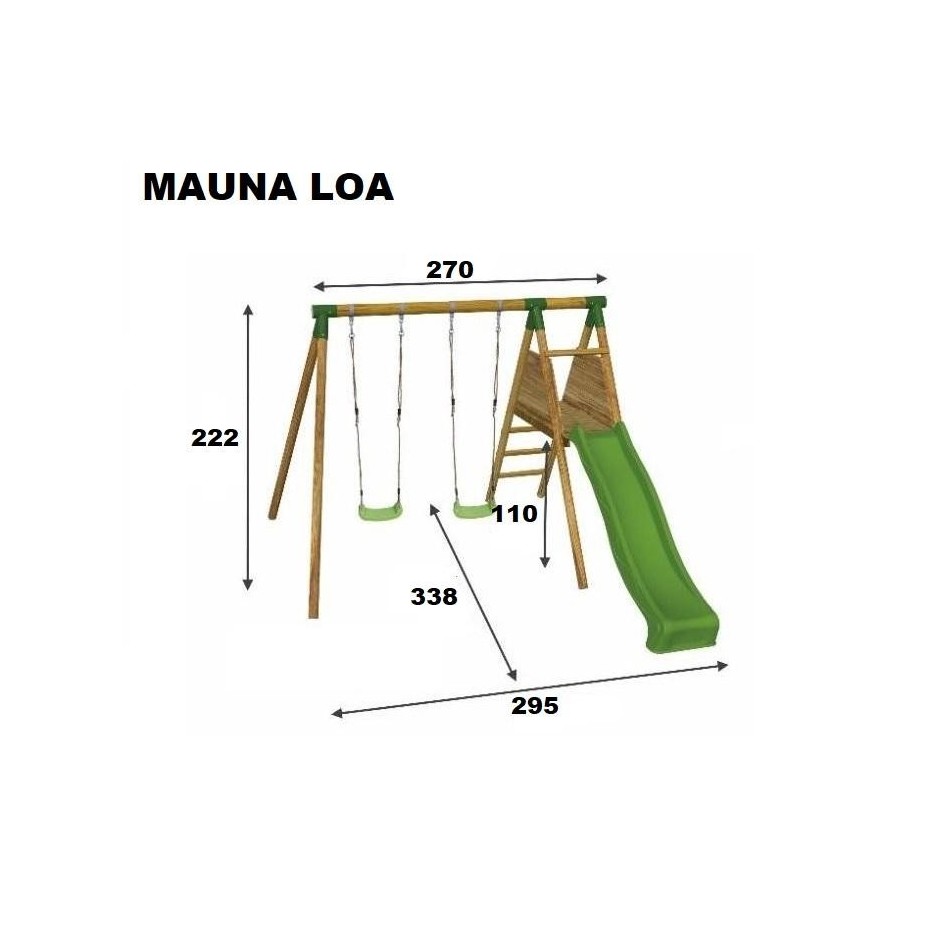 Mauna Loa Academy con Rampa Parque Infantil