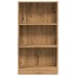 Estantería de madera de ingeniería roble artesano 60x24x109