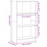 Estantería de madera de ingeniería roble artesano 60x24x109