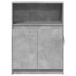 Aparador con LED madera ingeniería gris hormigón 72x34x100