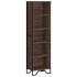 Estantería madera de ingeniería marrón roble 50x31x169