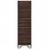 Estantería madera de ingeniería marrón roble 50x31x169