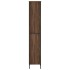 Estantería madera de ingeniería marrón roble 50x31x169