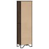 Estantería madera de ingeniería marrón roble 50x31x169