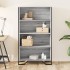 Estantería madera de ingeniería gris Sonoma 80x31x137,5