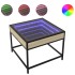 Mesa de centro con Infinity LED roble Sonoma 50x50x41
