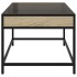 Mesa de centro con Infinity LED roble Sonoma 50x50x41