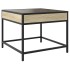 Mesa de centro con Infinity LED roble Sonoma 50x50x41