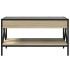 Mesa de centro con Infinity LED roble Sonoma 70x50x38
