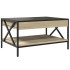 Mesa de centro con Infinity LED roble Sonoma 70x50x38