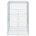 Cesta gaviones con cubierta hierro galvanizado 100x100x150