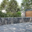 Cesta de gaviones con cubierta hierro galvanizado 300x50x50 cm