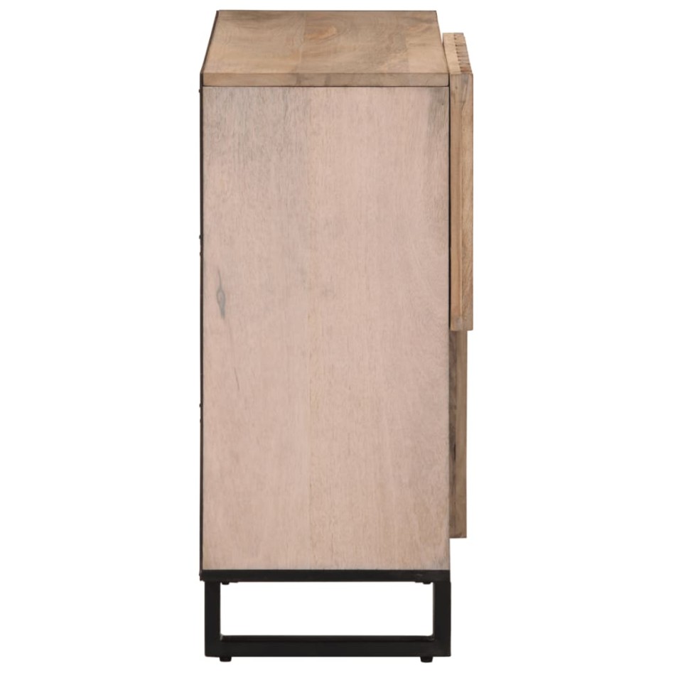 Aparador de madera maciza de mango 80x34x75