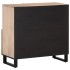 Aparador de madera maciza de mango 80x34x75