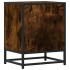Mesitas noche 2 uds madera ingeniería roble ahumado 40x31x50