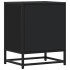 Mesitas de noche 2 uds madera ingeniería negro 40x31x50