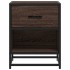 Mesitas noche 2 uds madera ingeniería marrón roble 40x31x50